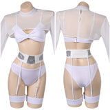 Princess Leia Cosplay Costume Underwear Halloween Carnival Party Suit