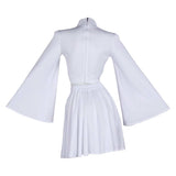 Princess Leia Movie Character Original White Dress Cosplay Costume Outfits Halloween Carnival Suit