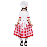 Princess Peach: Showtime! Patissiere Peach Game Character Kids Children Cosplay Costume Outfits