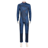 Cyberpunk D Blue Coat with Jumpsuit Cosplay Costume Halloween Carnival Party Suit