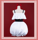 Oshi no Ko Kana Arima White Dress Cosplay Costume Halloween Carnival Party Suit