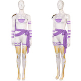 Psylocke Cosplay Costume Phantom White Purple Suit For Adult Female Halloween Carnival Suit