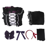 Puella Magi Madoka Magica Akemi Homura Black Gothic Dress Cosplay Costume Outfits Halloween Carnival Suit