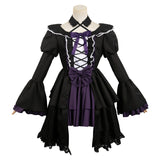 Puella Magi Madoka Magica Akemi Homura Black Gothic Dress Cosplay Costume Outfits Halloween Carnival Suit