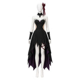 Puella Magi Madoka Magica Akemi Homura Women Black Dress Cosplay Costume Halloween Carnival Party Suit