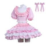 Puella Magi Madoka Magica Kaname Madoka Pink Dress Cosplay Costume Halloween Carnival Party Suit