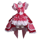 Puella Magi Madoka Magica Kyoko Sakura Pink Dress Cosplay Costume Halloween Carnival Party Suit