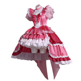Puella Magi Madoka Magica Kyoko Sakura Pink Dress Cosplay Costume Halloween Carnival Party Suit