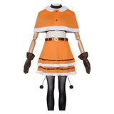 Puella Magi Madoka Magica Nagisa Momoe Women Orange Outfit Cosplay Costume Halloween Carnival Party Suit