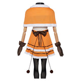 Puella Magi Madoka Magica Nagisa Momoe Women Orange Outfit Cosplay Costume Halloween Carnival Party Suit