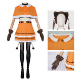 Puella Magi Madoka Magica Nagisa Momoe Women Orange Outfit Cosplay Costume Halloween Carnival Party Suit
