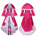 Re Zero Beatrice Women Pink Outfit Cosplay Costume Halloween Carnival Party Suit