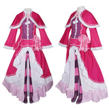 Re Zero Beatrice Women Pink Outfit Cosplay Costume Halloween Carnival Party Suit
