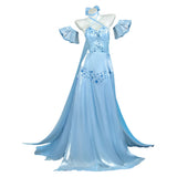 Re Zero Emilia Cosplay Blue Dress For Women Halloween Carnival Party