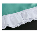 Re Zero Ram Green Dress Cosplay Costume Halloween Carnival Party Suit