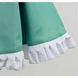 Re Zero Ram Green Dress Cosplay Costume Halloween Carnival Party Suit