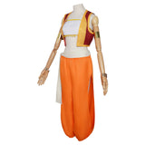 Re Zero Ram Orange Dress Cosplay Costume Halloween Carnival Party Suit 