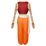 Re Zero Ram Orange Dress Cosplay Costume Halloween Carnival Party Suit 
