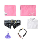 Re Zero Rem Pink Dress Cosplay Costume Halloween Carnival Party Suit 