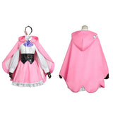Re Zero Rem Pink Dress Cosplay Costume Halloween Carnival Party Suit 