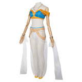 Re Zero Rem White Dress Cosplay Costume Halloween Carnival Party Suit 