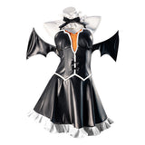 Re Zero Rem Women Black Little Devil Dress Cosplay Costume Halloween Carnival Party Suit
