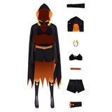 Re Zero Shaula Black Outfit Cosplay Costume Halloween Carnival Party Suit
