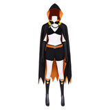 Re Zero Shaula Black Outfit Cosplay Costume Halloween Carnival Party Suit