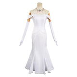 Re:Zero Kara Hajimeru Isekai Seikatsu Emilia White Dress Cosplay Costume Outfits
