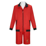 Reboot Mitch Buchannon Red Outfit Cosplay Costume Halloween Carnival Party Suit