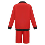 Reboot Mitch Buchannon Red Outfit Cosplay Costume Halloween Carnival Party Suit