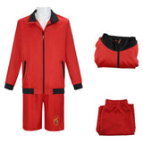 Reboot Mitch Buchannon Red Outfit Cosplay Costume Halloween Carnival Party Suit