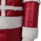 Red One Santa Claus Nick Red Coat Cosplay Costume Outfits Halloween Carnival Suit