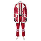 Red One Santa Claus Nick Red Set Cosplay Costume Outfits Halloween Carnival Suit