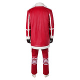 Red One Santa Claus Nick Red Set Cosplay Costume Outfits Halloween Carnival Suit