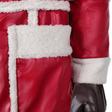 Red One Santa Claus Nick Red Set Cosplay Costume Outfits Halloween Carnival Suit