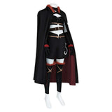 Reincarnated as a Sword Fran Women Black Outfit Cosplay Costume Halloween Carnival Party Suit