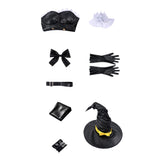 Rem Magic Night Women Black Outfit Cosplay Costume Halloween Carnival Party Suit