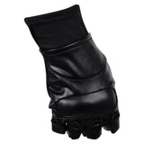 Resident Evil 4 Remake Leon Scott Kennedy Cosplay Black Leather Gloves Halloween Carnival Costume Accessories