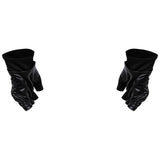 Resident Evil 4 Remake Leon Scott Kennedy Cosplay Black Leather Gloves Halloween Carnival Costume Accessories