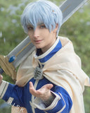Frieren: Beyond Journey's End Himmel Cosplay Costume - Hero’s Royal Blue & White Set