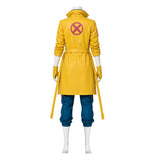 Rivals Jubilee Women Blue Outfit with Yellow Coat Cosplay Costume Halloween Carnival Party Suit