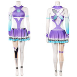 Rivals Psylocke Chouko Takahashi: The Prodigy Women Purple Outfit Cosplay Costume Halloween Carnival Party Suit