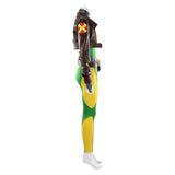 Rivals Rogue Women Yellow and Green Jumpsuit Cosplay Costume Halloween Carnival Party Suit