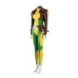 Rivals Rogue Women Yellow and Green Jumpsuit Cosplay Costume Halloween Carnival Party Suit