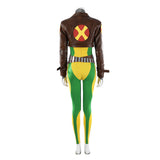 Rivals Rogue Women Yellow and Green Jumpsuit Cosplay Costume Halloween Carnival Party Suit