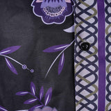 Road House Knox Movie Character Purple Printed Shirt Cosplay Costume Outfits