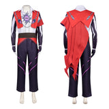 Roco Kingdom Enzo Red Outfit Cosplay Costume Halloween Carnival Party Suit