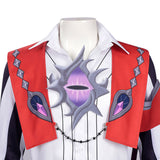 Roco Kingdom Enzo Red Outfit Cosplay Costume Halloween Carnival Party Suit