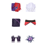 Roco Kingdom Enzo Red Outfit Cosplay Costume Halloween Carnival Party Suit